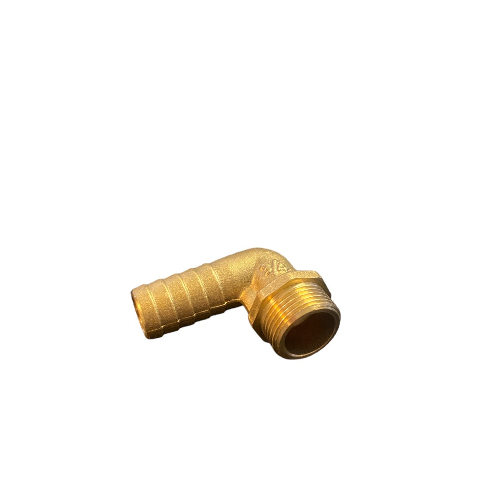 MESSINGFITTING 3/4" X 19 MM 90°