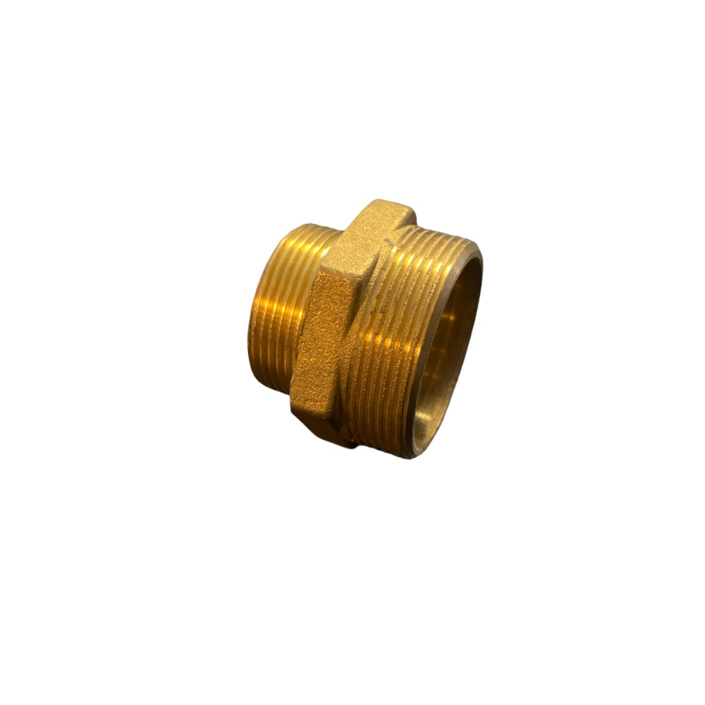 BRONS KOPPLING. 2"-1.1/2"