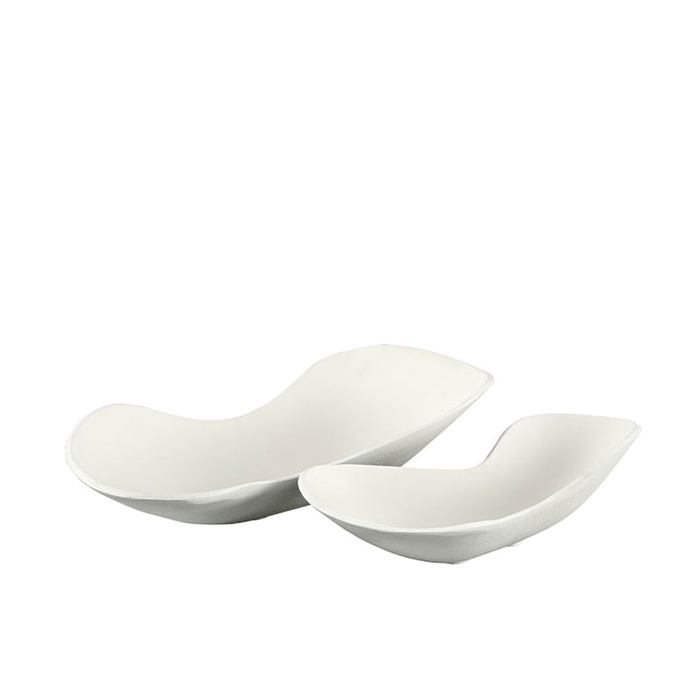 PIATTO FIORA 2-P AVORIO