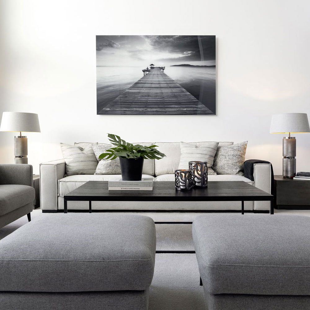 BENITO HURRICANE Stor lanterne grafit