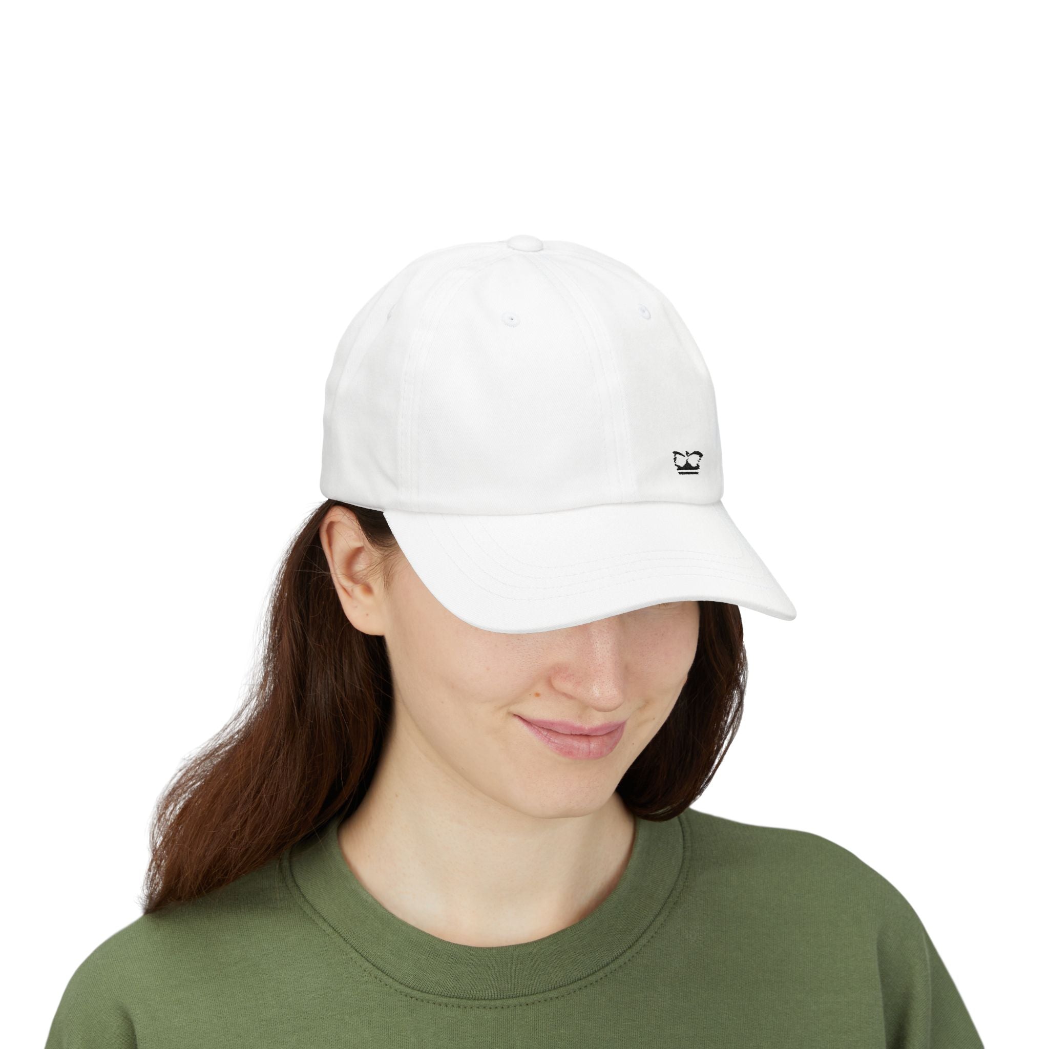 Princess Cap mit schwarz besticktem Logo