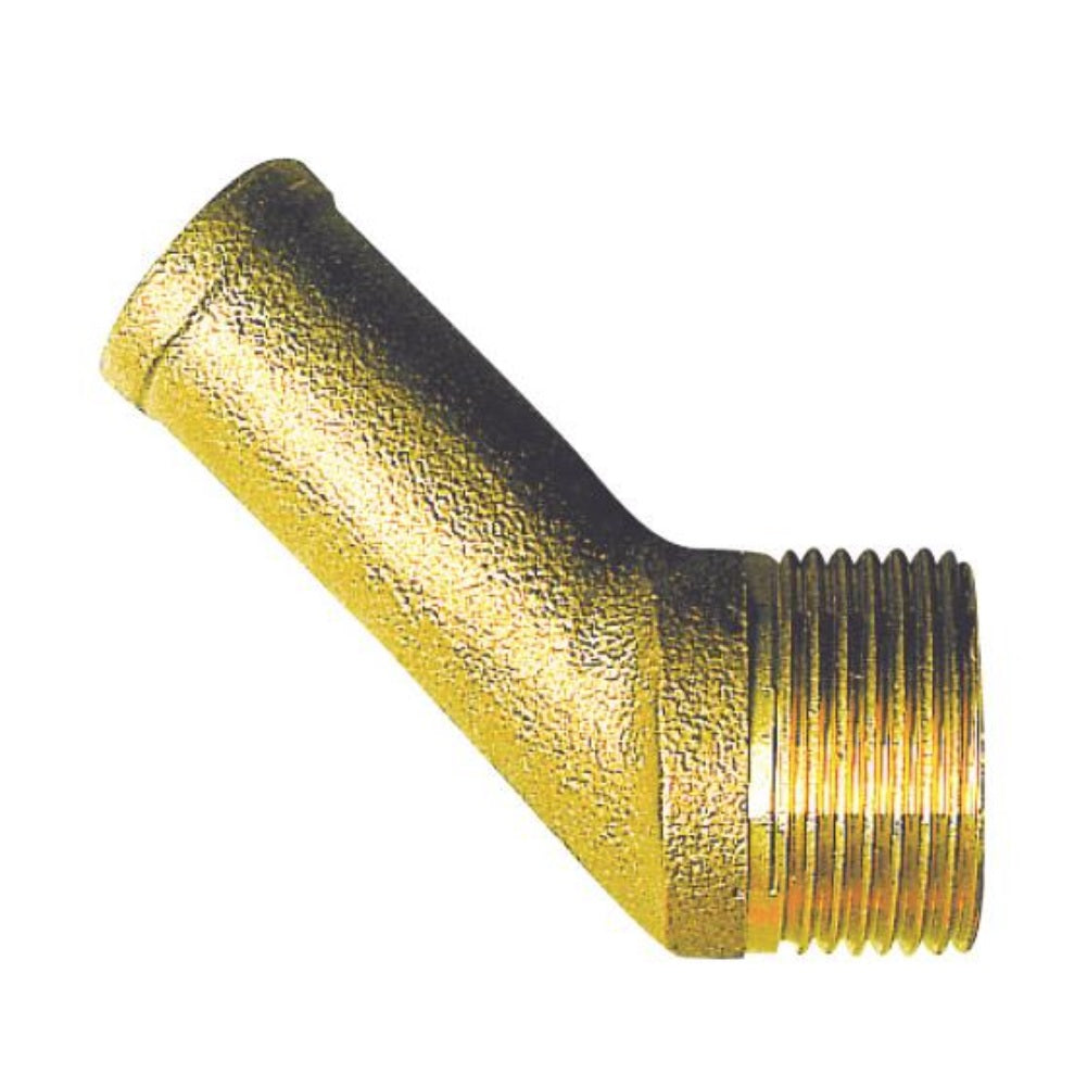 BRASS FITTING 1" X 32MM SLANG, 45°