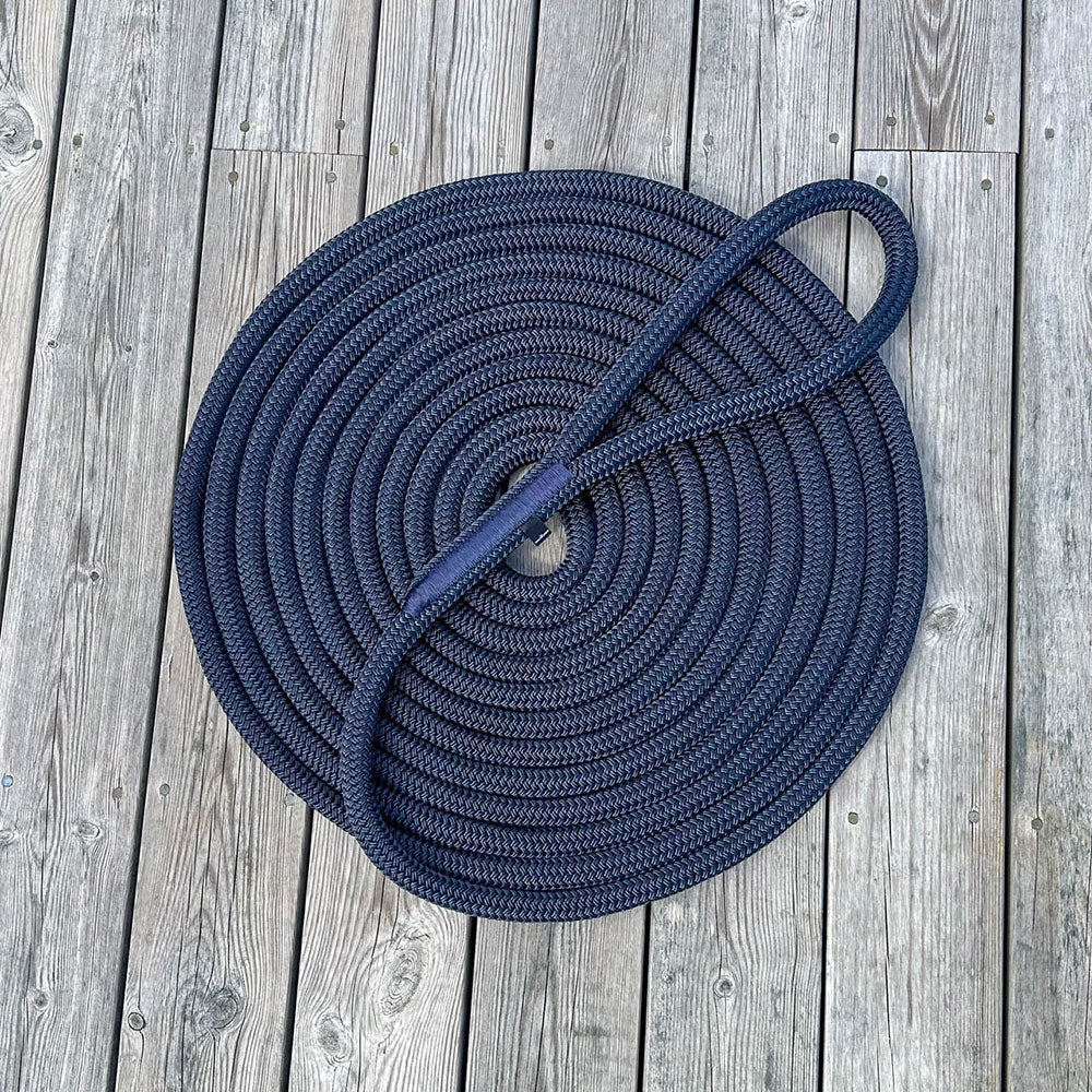 PRINCESS GEFLOCHTENE ANLEINLEINE 19MM x 15m Marineblau