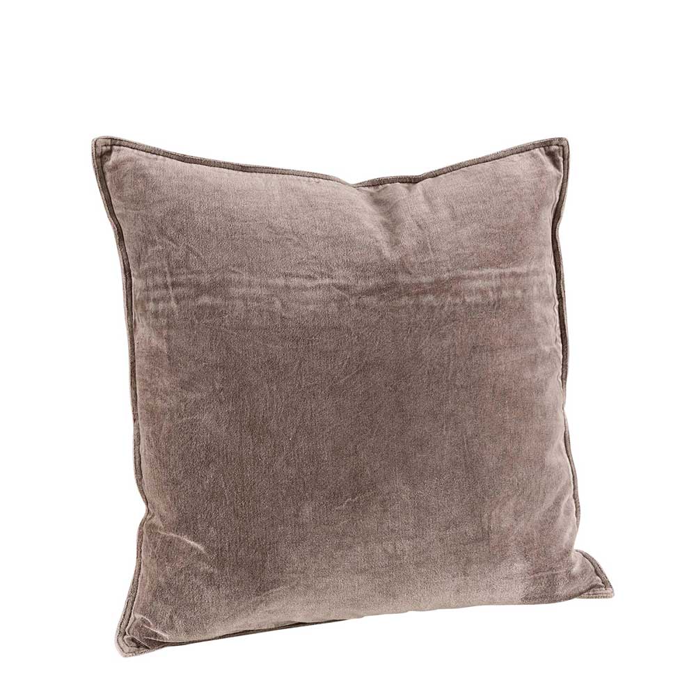KELLY ENFÄRGAD AUBERGINE Kuddöverdrag 50x50