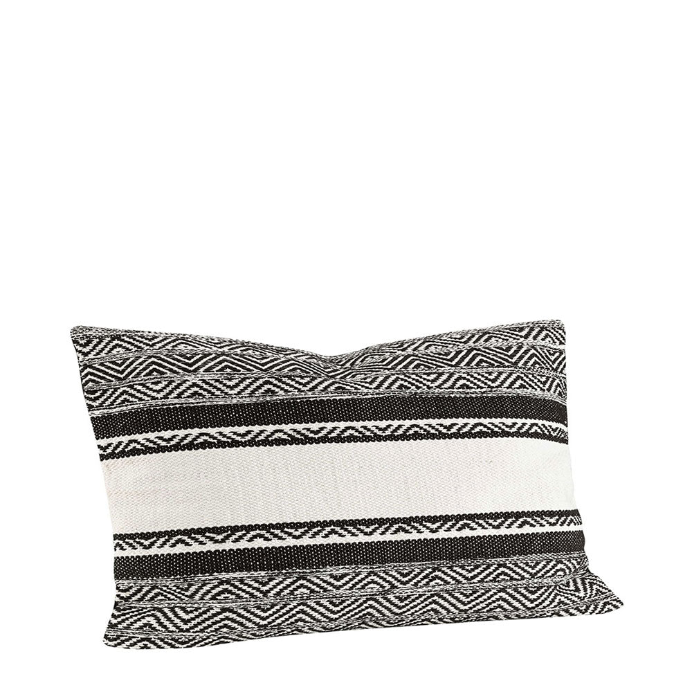 POLLENCA Tyynynpäällinen 60x40 musta-valkoinen