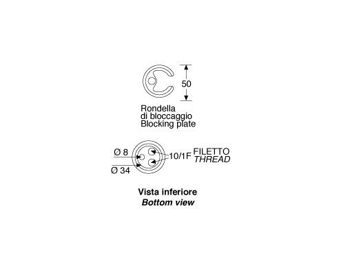 Rubinetto miscelatore cromato NordWest per cucina