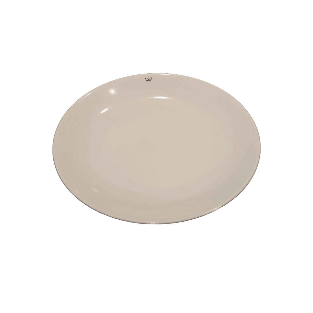 公主晚餐盤 26.5CM 白色徽章款
