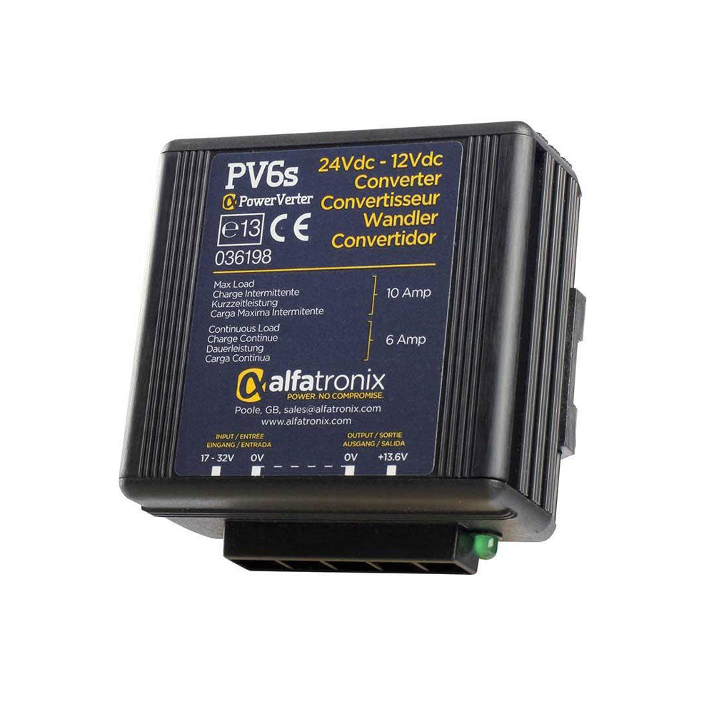 PV6s OMVANDLARE 24Vdc-12Vdc 6/10A