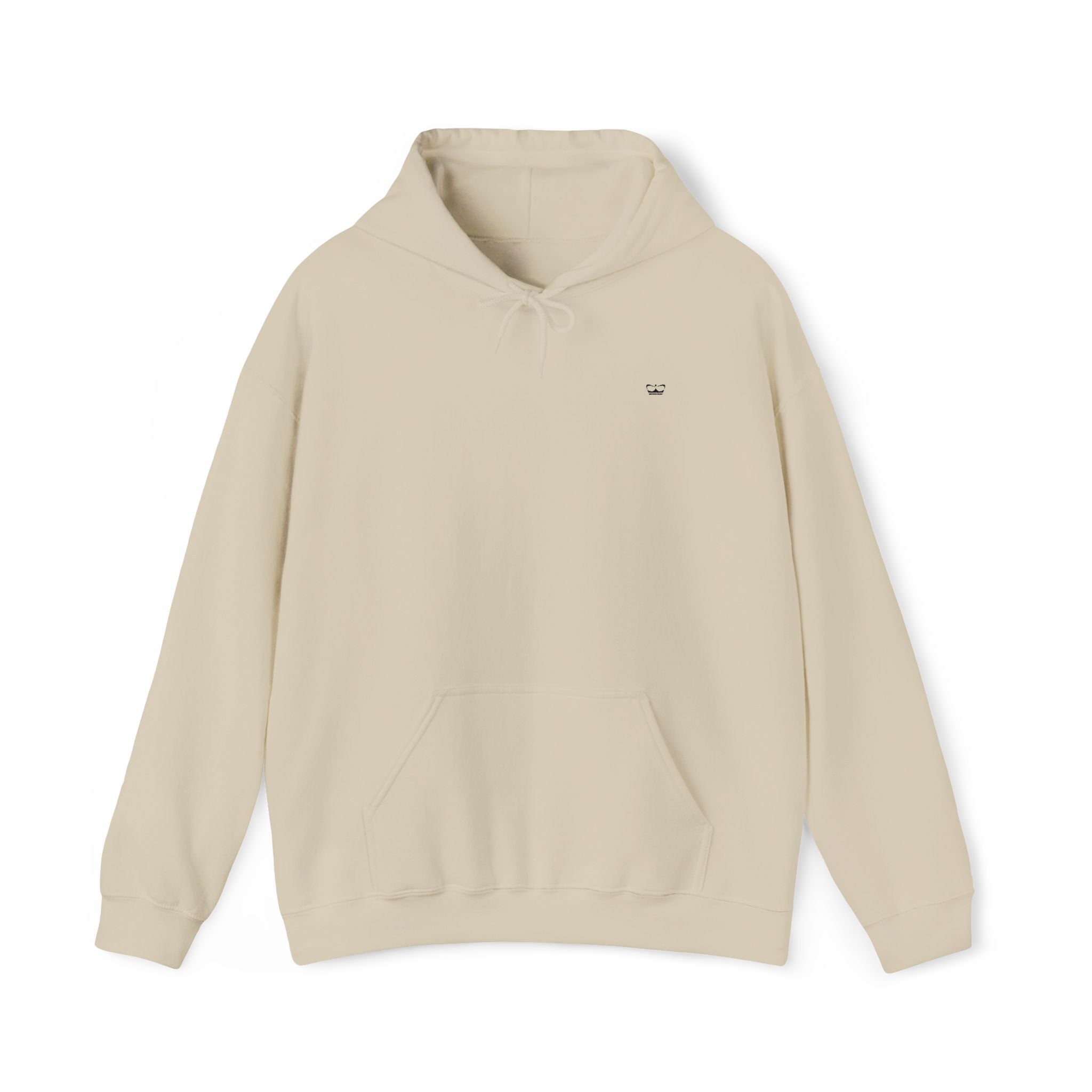 Princess siyah işlemeli logolu kapüşonlu sweatshirt