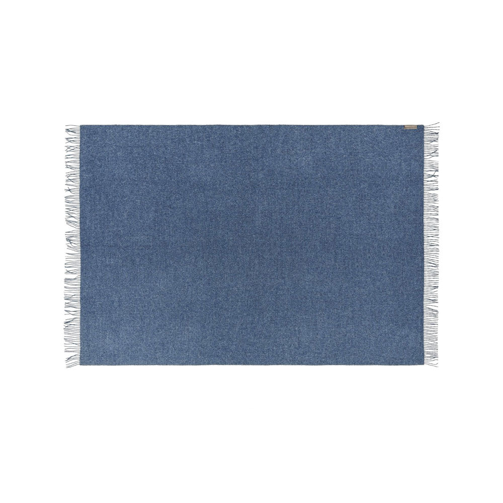 Pläd / sjal i baby Alpaca, denimblå