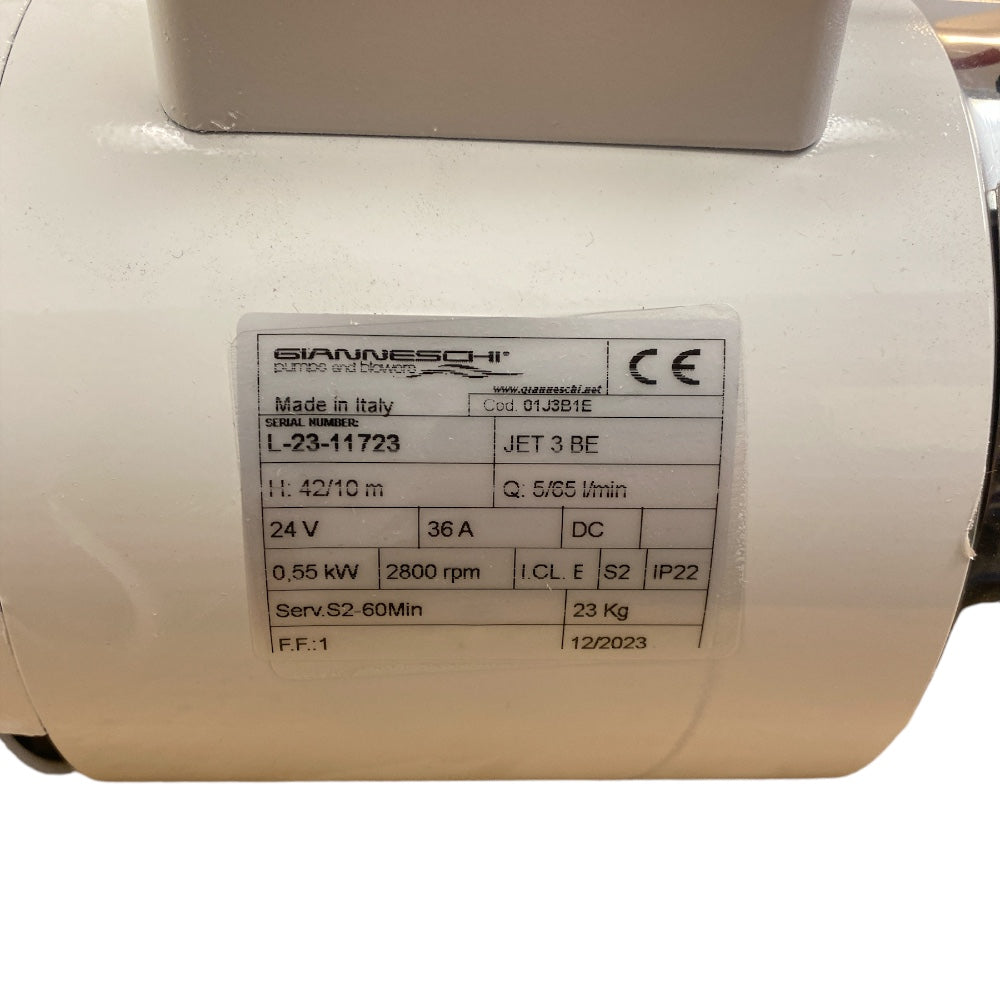 GIANNESHI SJÄLVPRIMANDE EL/PUMP JET 3 24V DC 0.55kW