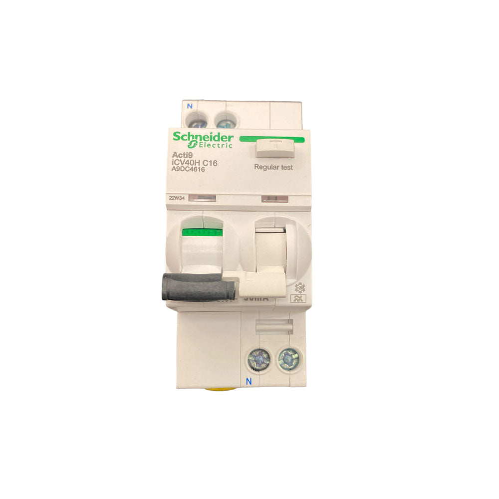 Schneider Leitungsschutzschalter, 1P+N, Acti9 iCV40, 230 V, 16 A, 1 Pol