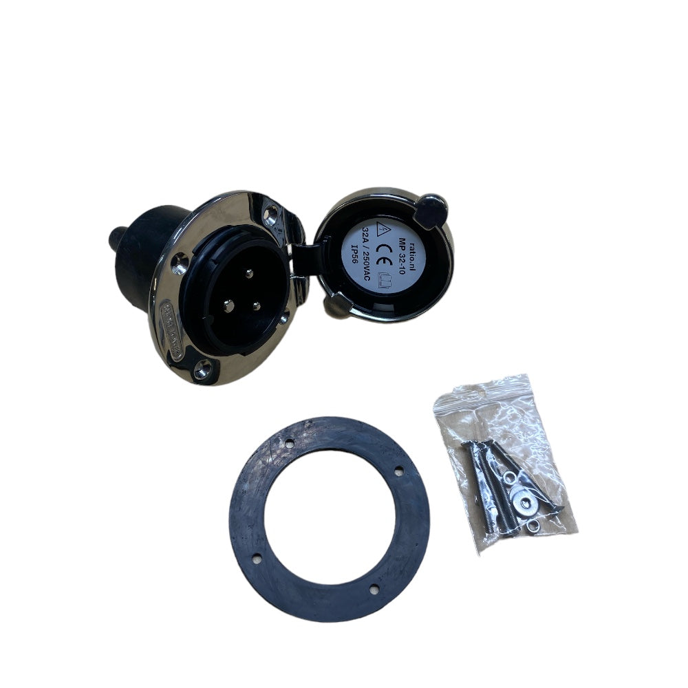 Enchufe de cable 32Amp 250V Ratio