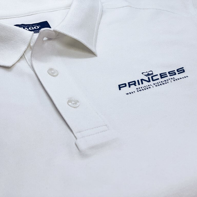 Princess Sebago Performance polo pique, bijela
