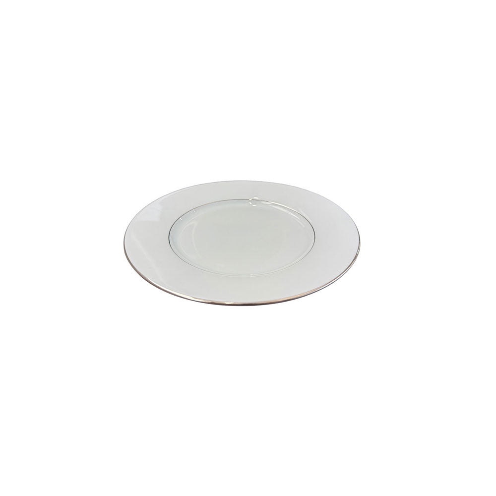 Vit Sous le Soleil Platinum desserttallrik