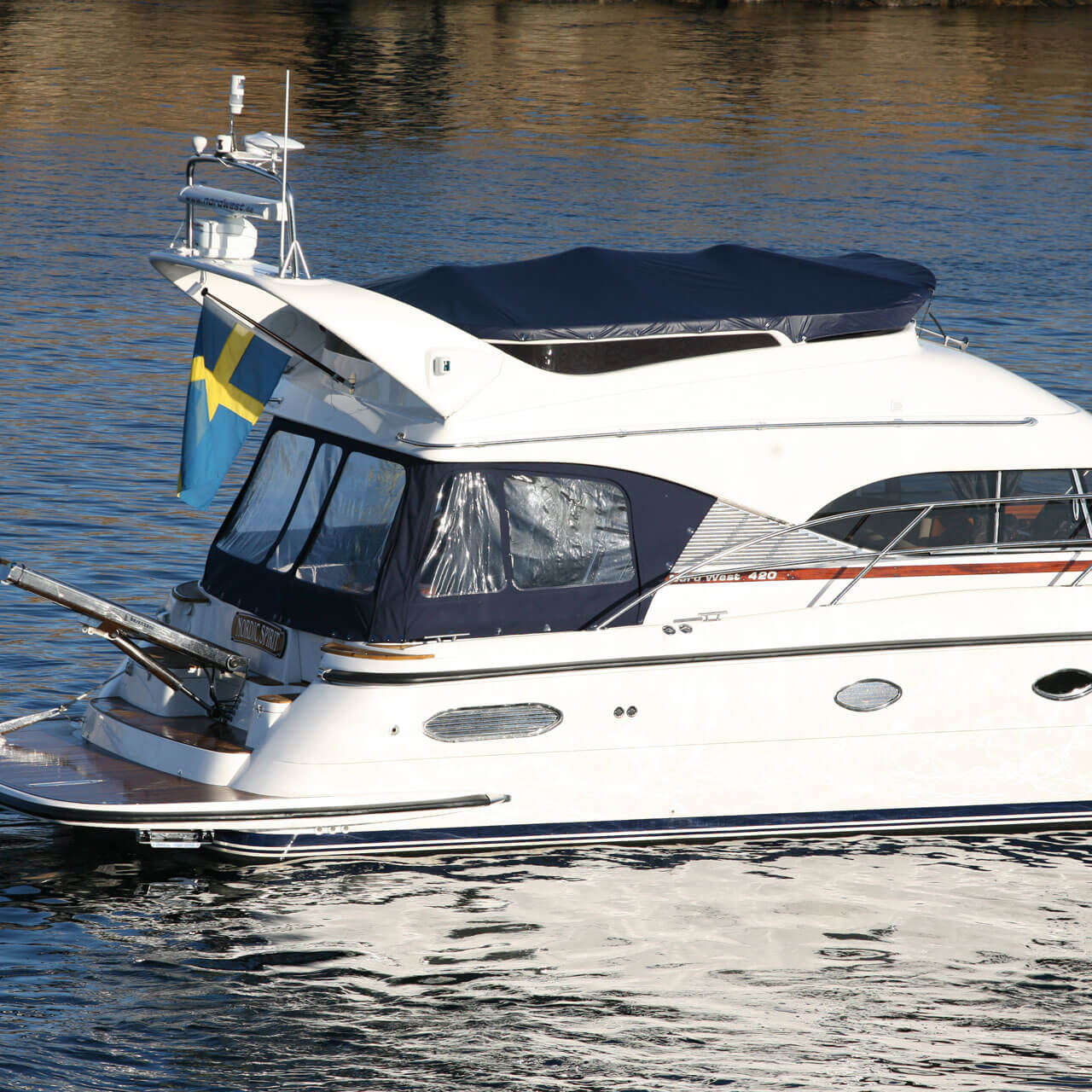 Flybridge-suojapeite NordWest 420