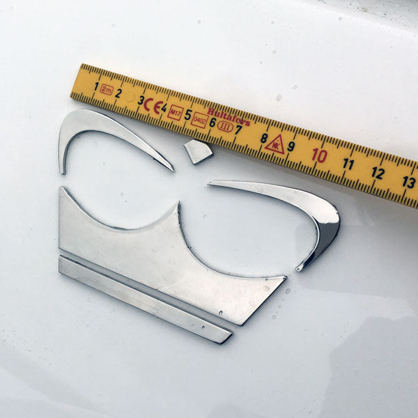 LOGO PRINCESS CORONA ACCIAIO INOX LUCIDO