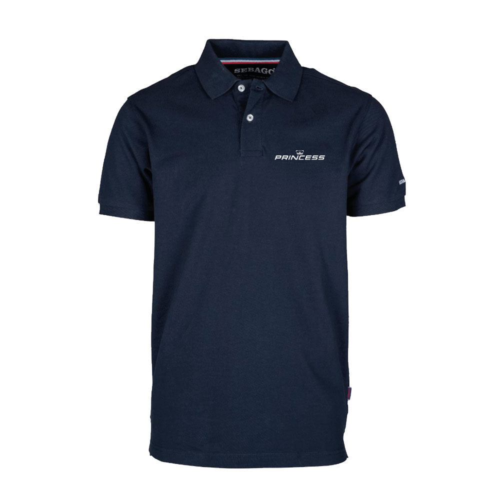 Princess Sebago Philson Polo Pique, granatowy