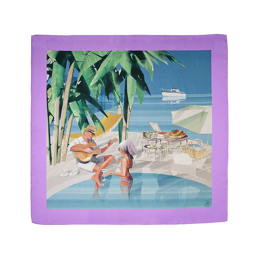 Princess scarf, lila